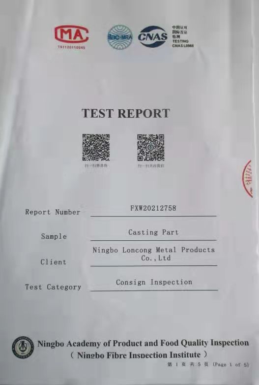 Test report